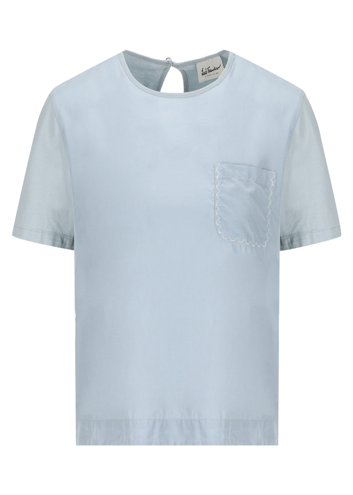 Lutanja T-shirt with an embroidered breast pocket | S | T42590-5300_S